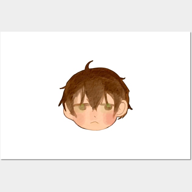 Yuuta Togashi (chibi) Watercolor Fanart (Chuunibyou demo Koi ga Shitai!) Wall Art by jhoyfullycrafted